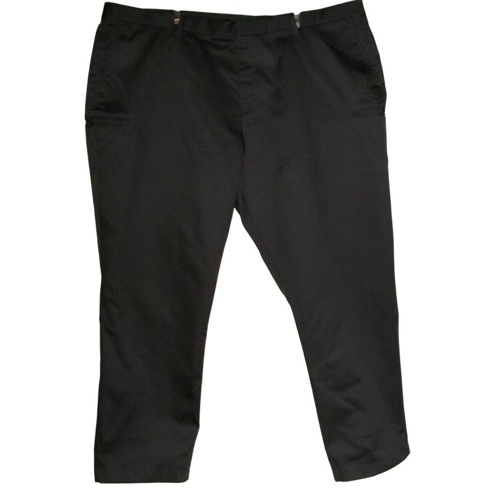 oobe Mens Pants 50 x 32 Gray Cargo Flat Front cotton polyester Classic
